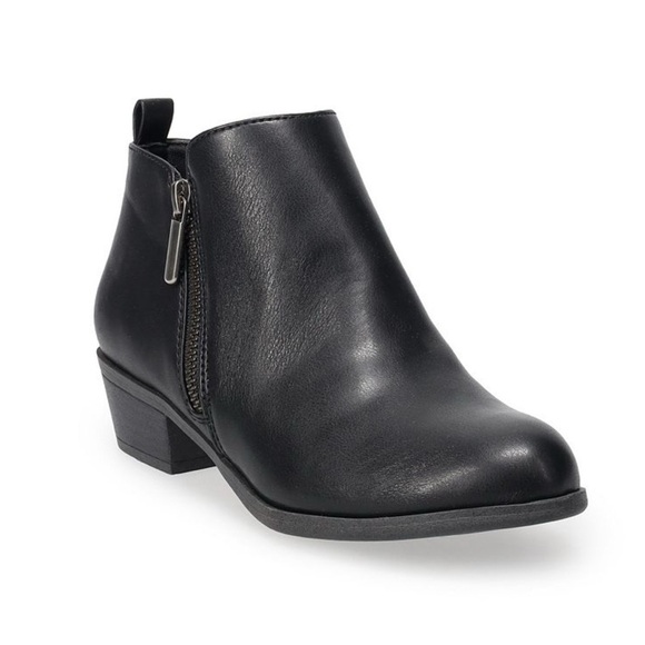 Sonoma Goods For Life® Millo Women's Black Ankle Boots - Picture 1 of 12